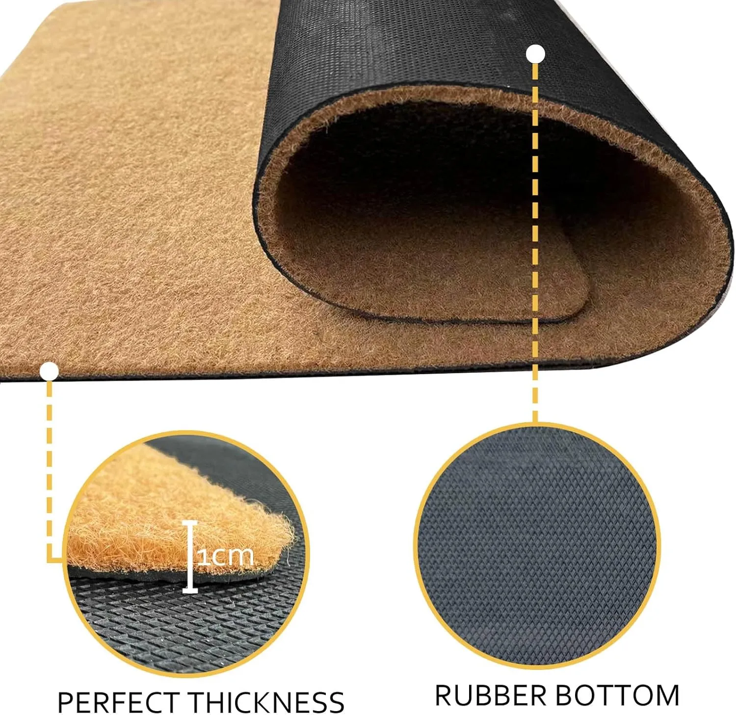 Welcome Take Your Damn Shoes Off 30"x18" Thin Door Mats for Inside Entry Funny Doormats for Outdoor Entrance Home, Welcome Mat Indoor Non Slip with Rubber Backing