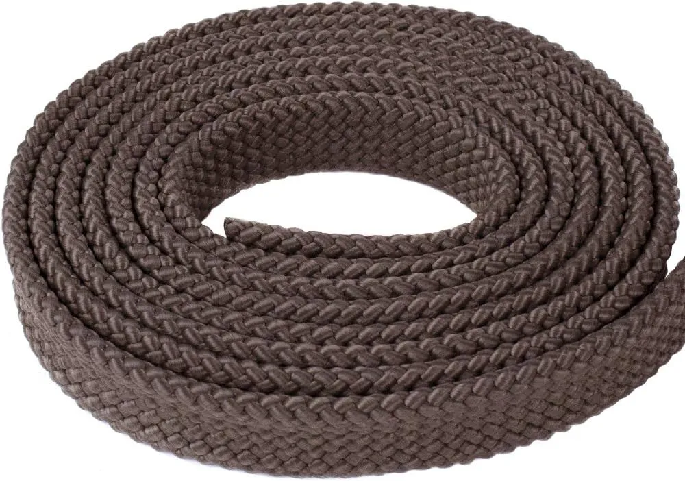 West Coast Paracord 1 Inch MFP Soft Flat Braid - PolyPro Hollow Flat Braid Rope - Black, Red, Brown, White, Olive Drab, Tan- Easy to Splice and Seal - Hanks