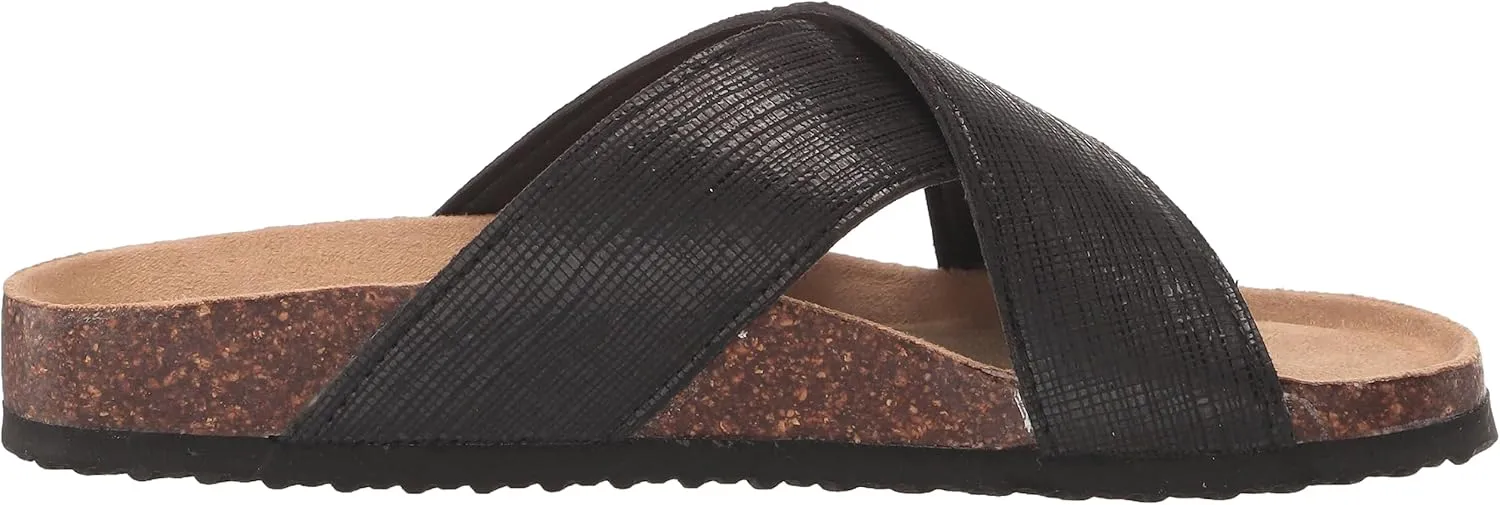 Western Chief Women's Metallic Cross Sandals