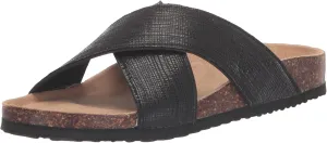 Western Chief Women's Metallic Cross Sandals