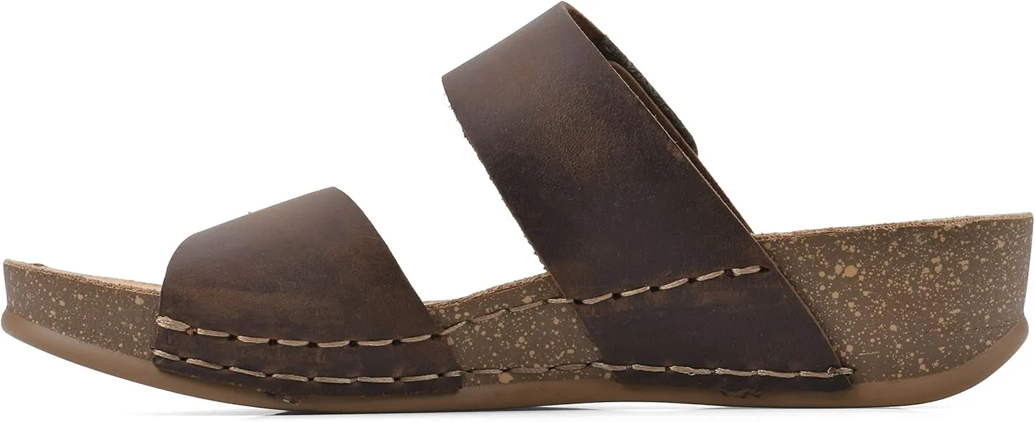 WHITE MOUNTAIN Women's Fervent Wedge Sandal