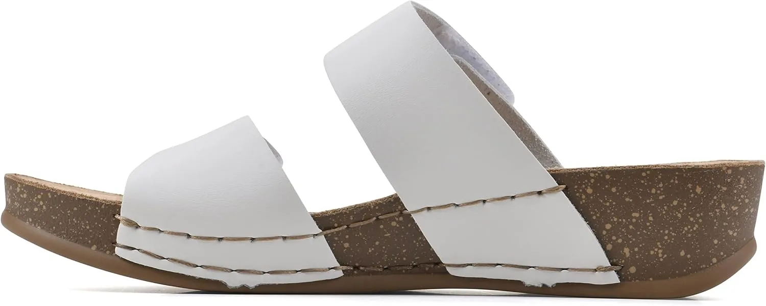 WHITE MOUNTAIN Women's Fervent Wedge Sandal