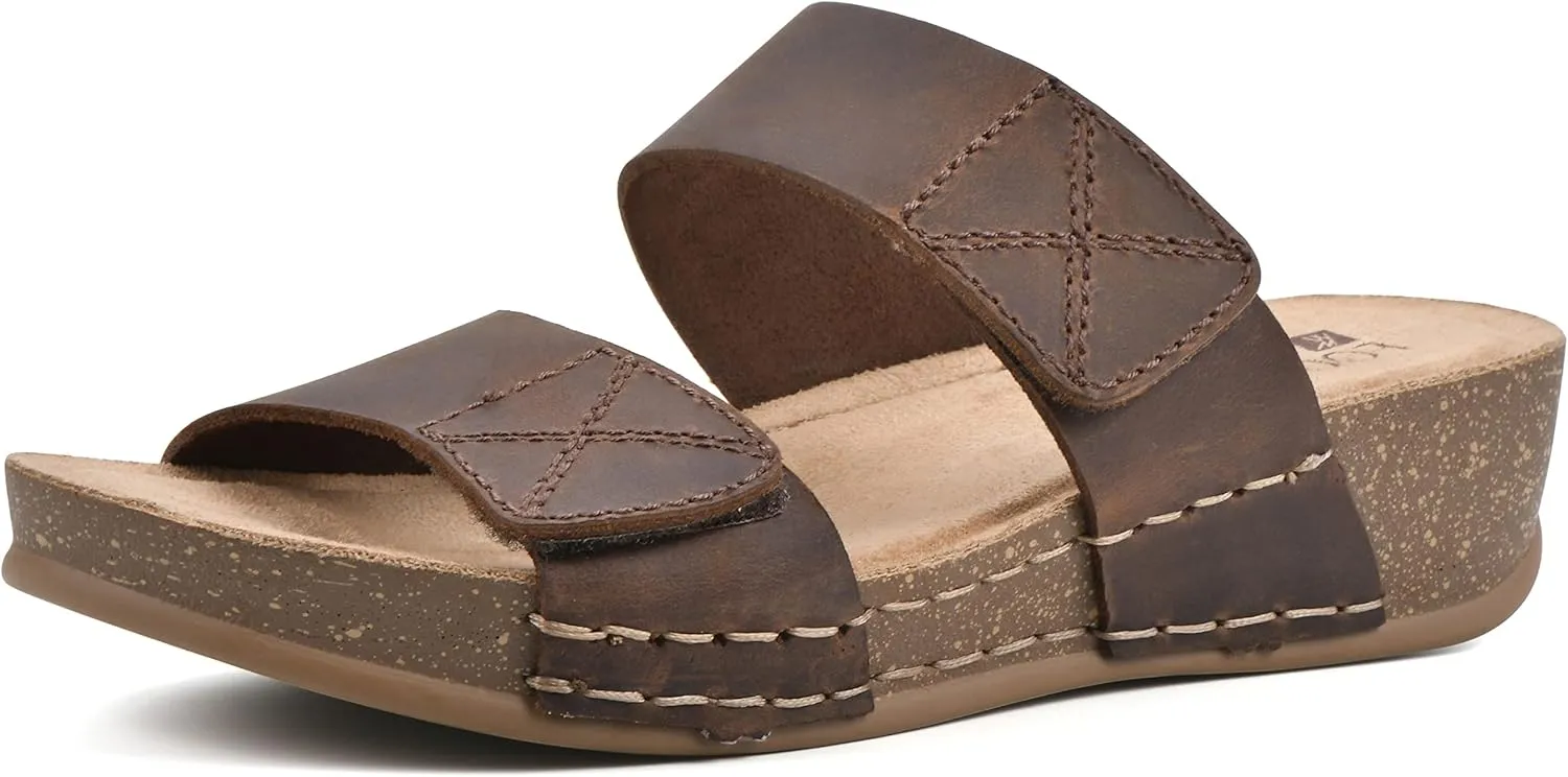 WHITE MOUNTAIN Women's Fervent Wedge Sandal