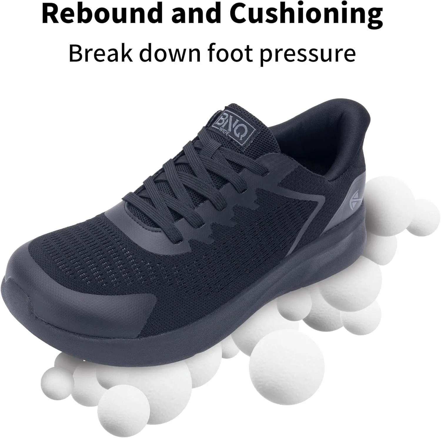 Wide Toe Box Mens Slip On Walking Shoes with Arch Support Casual Dress Shoes Fashion Tennis Sneaker for Business Work Ourdoors Size 7-12
