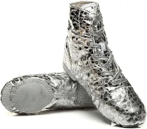 Women Jazz Shoes Split Sole Kids Dancing Sneakers Ankle Boots for Men