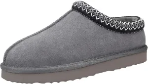Women Slippers Platform Mini Boots Suede Leather Short Ankle Booties Fuzzy Slip On Shoes