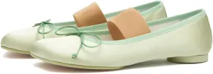 Womens Ballet Flats Square Toe Satin Shoes Wide Width Comfort Casual Work Shoes for Women Office 2025 Spring
