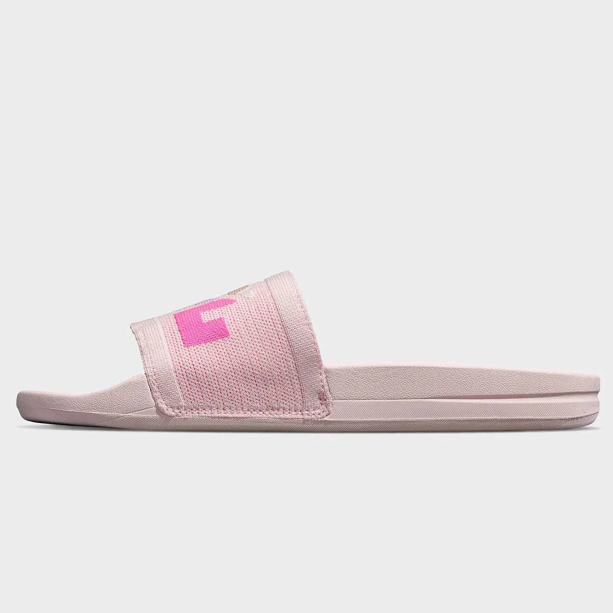 Women's | Big Logo TechLoom Slide | Bleached Pink / Multi / Blocked