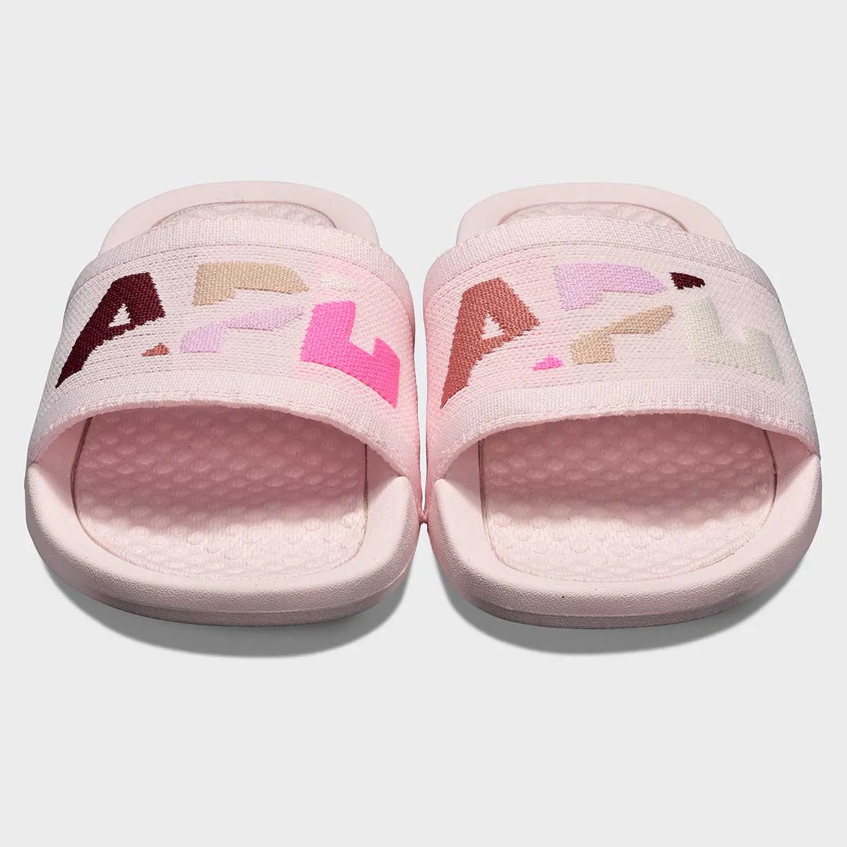 Women's | Big Logo TechLoom Slide | Bleached Pink / Multi / Blocked