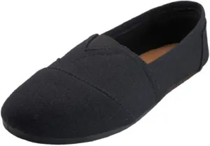Women's Canvas Slip-On Shoes with Padded Insole