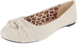 Women's flats with knot front Cute Ballet Flats for Women Casual or Dressy shoes for women Comfortable flats womens shoes