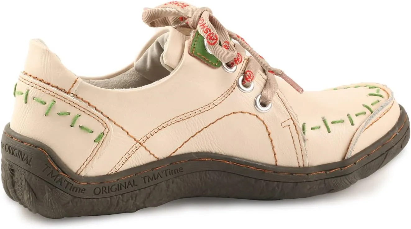 Women's Genuine Leather Soft Sole Casual Sneaker