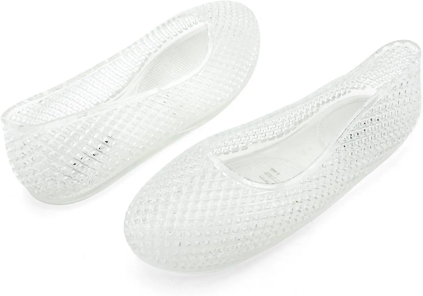 Women's Glitter Jelly Ballet Flats