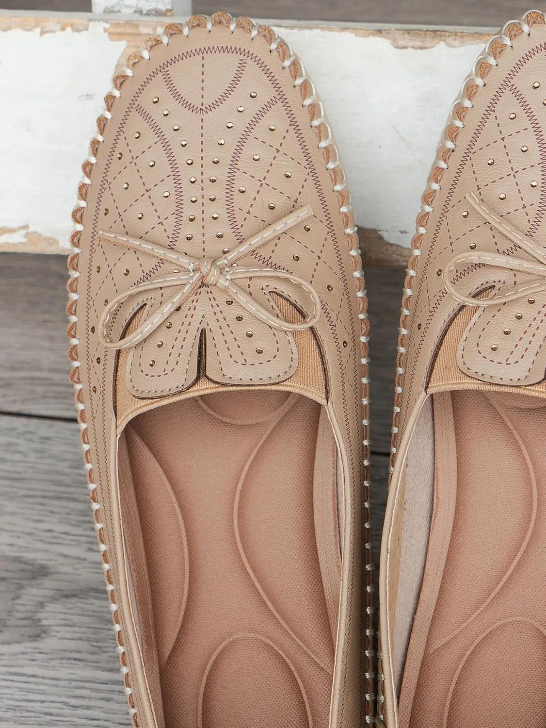 Women's Loafers Comfortable Dressy Slip-on Business Casual Work Shoes Bow-Knot Office Driving Round Toe Flats Loafers