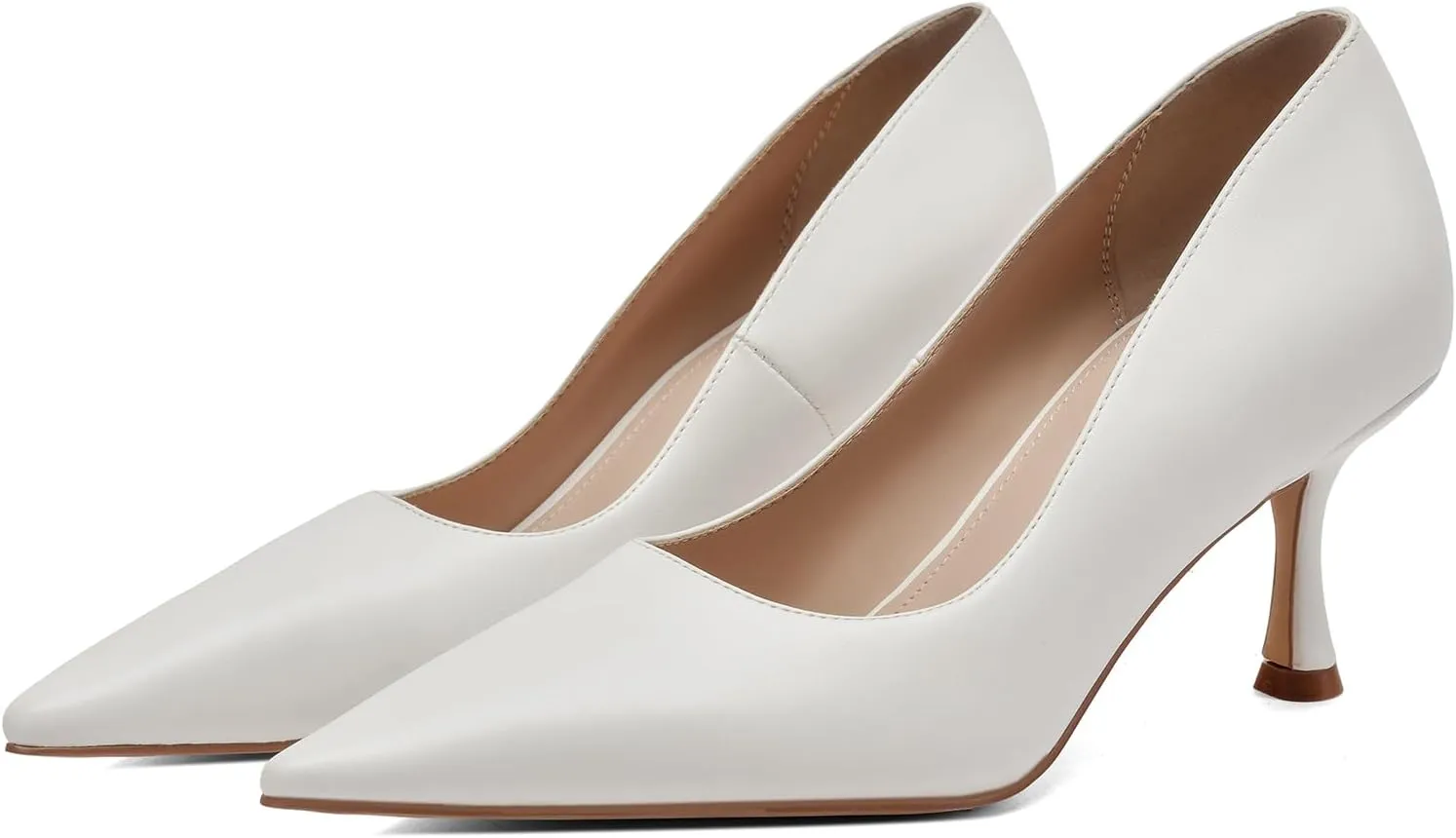 Women's Pointed Pumps Sexy Stiletto Heels Closed Pumps Comfortable Stylish Slip-On Dress Shoes for Party Wedding Proms Work Shoes