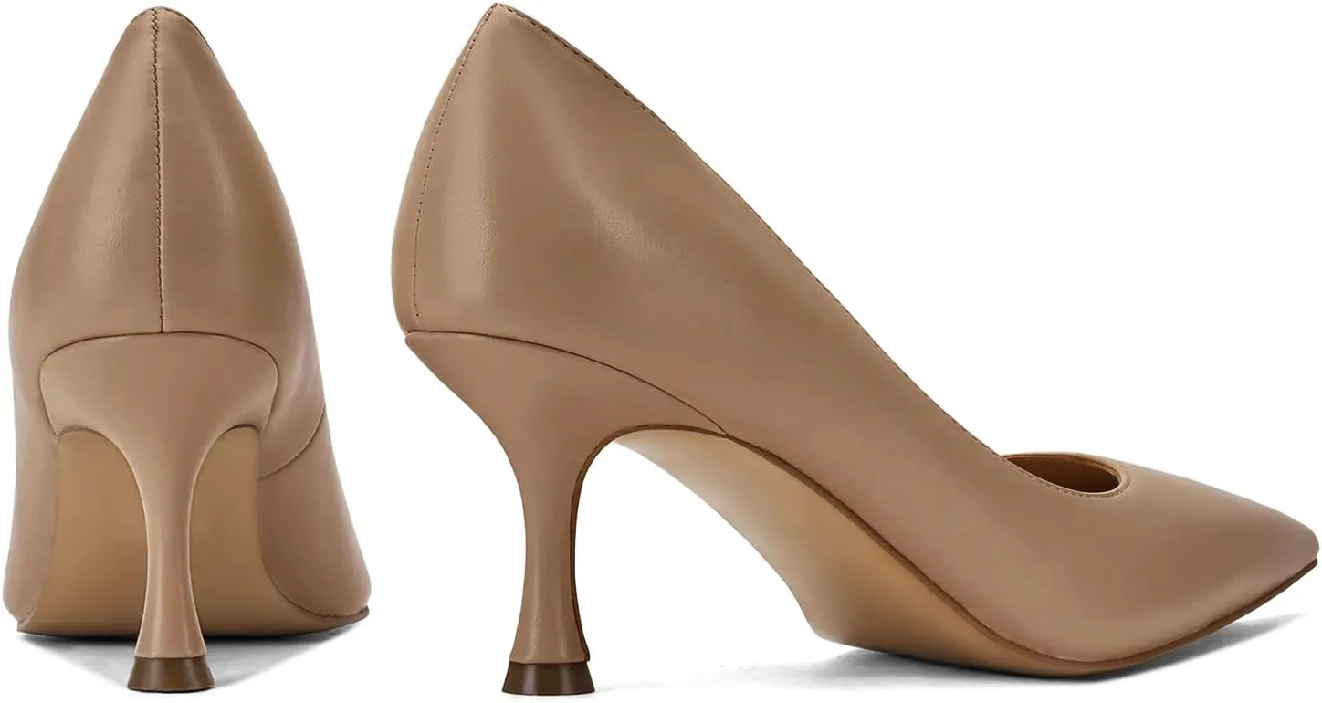 Women's Pointed Pumps Sexy Stiletto Heels Closed Pumps Comfortable Stylish Slip-On Dress Shoes for Party Wedding Proms Work Shoes