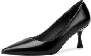 Women's Pointed Pumps Sexy Stiletto Heels Closed Pumps Comfortable Stylish Slip-On Dress Shoes for Party Wedding Proms Work Shoes