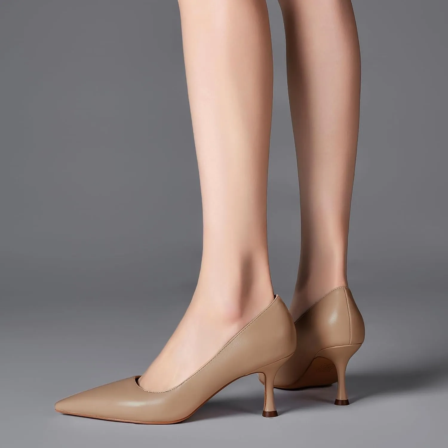 Women's Pointed Pumps Sexy Stiletto Heels Closed Pumps Comfortable Stylish Slip-On Dress Shoes for Party Wedding Proms Work Shoes