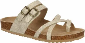 Women's Sami - Casual Faux Cork Footbed Comfort Slip On Sandals
