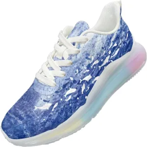 Women's Shoes Breathable Cozy Lightweight Footwear Running Sneaker Anti-Skid Air Cushion Walking Shoes Women US 6-11