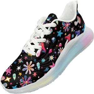 Women's Shoes Breathable Cozy Lightweight Footwear Running Sneaker Anti-Skid Air Cushion Walking Shoes Women US 6-11