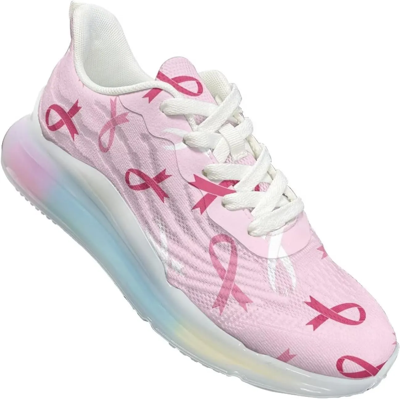 Women's Shoes Breathable Cozy Lightweight Footwear Running Sneaker Anti-Skid Air Cushion Walking Shoes Women US 6-11