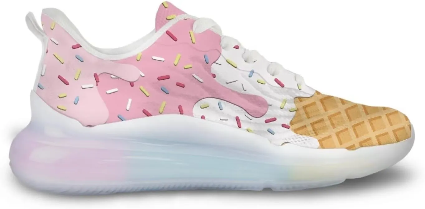 Women's Shoes Breathable Cozy Lightweight Footwear Running Sneaker Anti-Skid Air Cushion Walking Shoes Women US 6-11