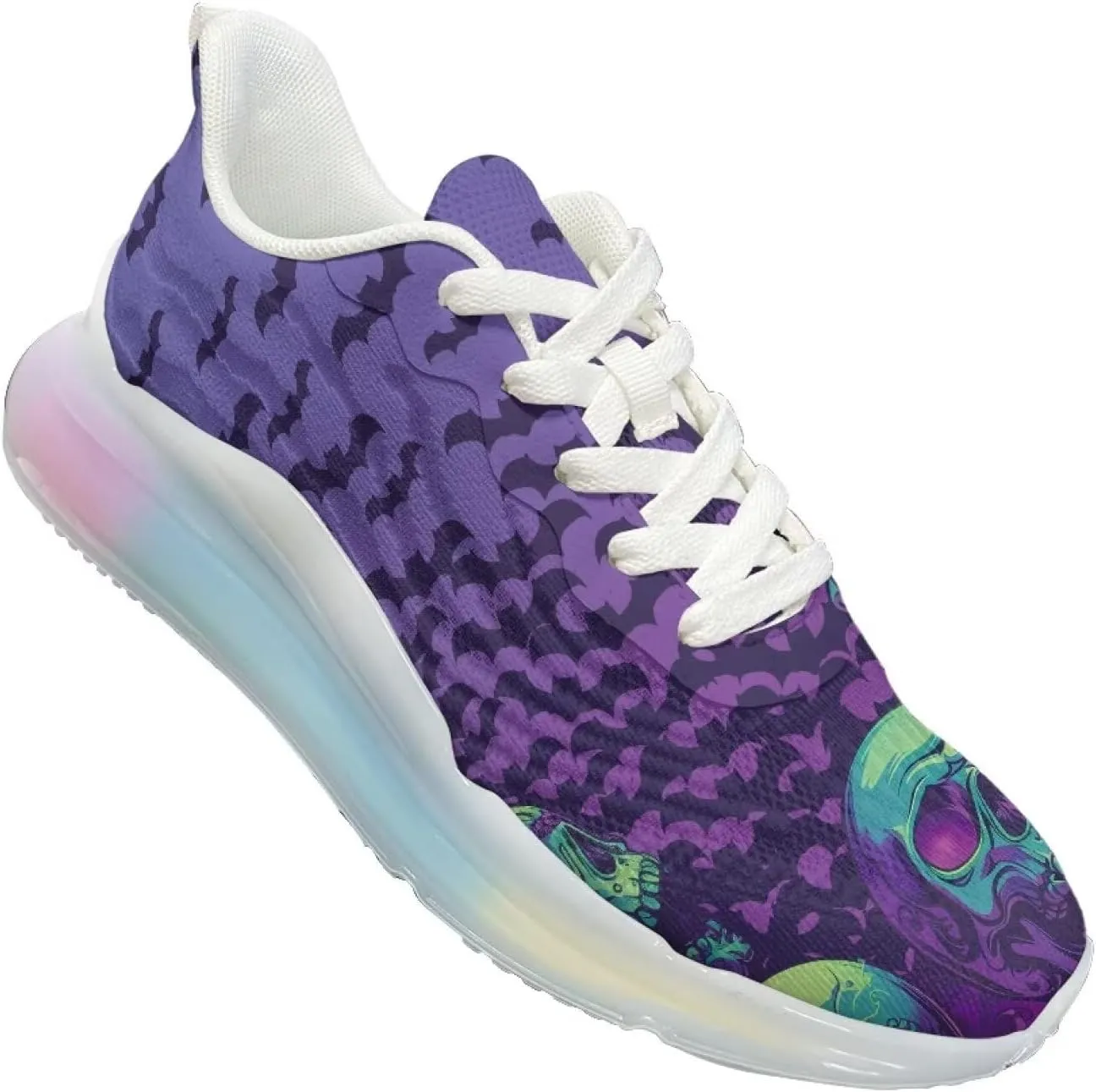 Women's Shoes Breathable Cozy Lightweight Footwear Running Sneaker Anti-Skid Air Cushion Walking Shoes Women US 6-11