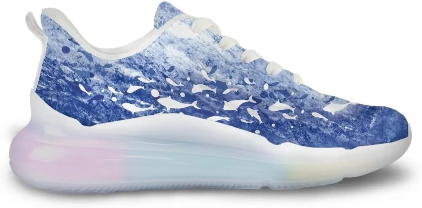 Women's Shoes Breathable Cozy Lightweight Footwear Running Sneaker Anti-Skid Air Cushion Walking Shoes Women US 6-11