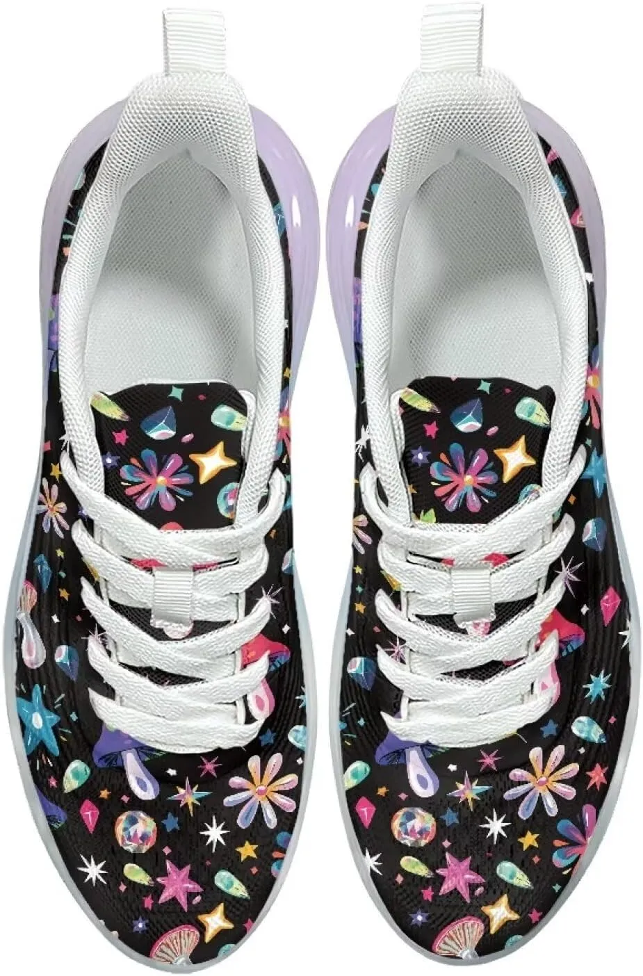 Women's Shoes Breathable Cozy Lightweight Footwear Running Sneaker Anti-Skid Air Cushion Walking Shoes Women US 6-11