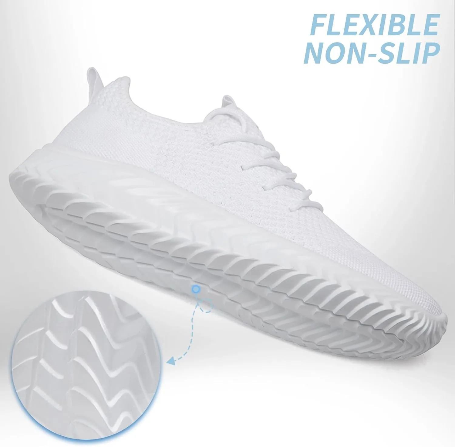 Women's Tennis Running Shoes Lightweight Slip On Walking Shoes Breathable Athletic Sport Gym Workout Jogging Fitness Sneaker