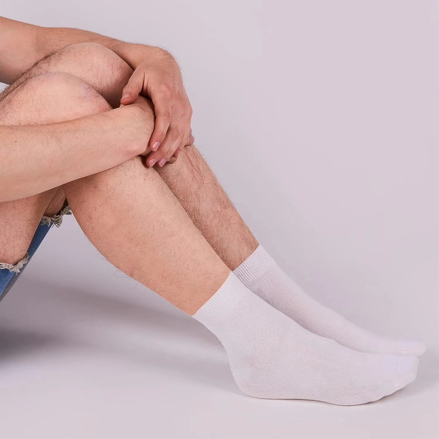 Women's Thin & Warm Cotton Ankle Socks - Quarter Cut, 5/10/25 Pairs
