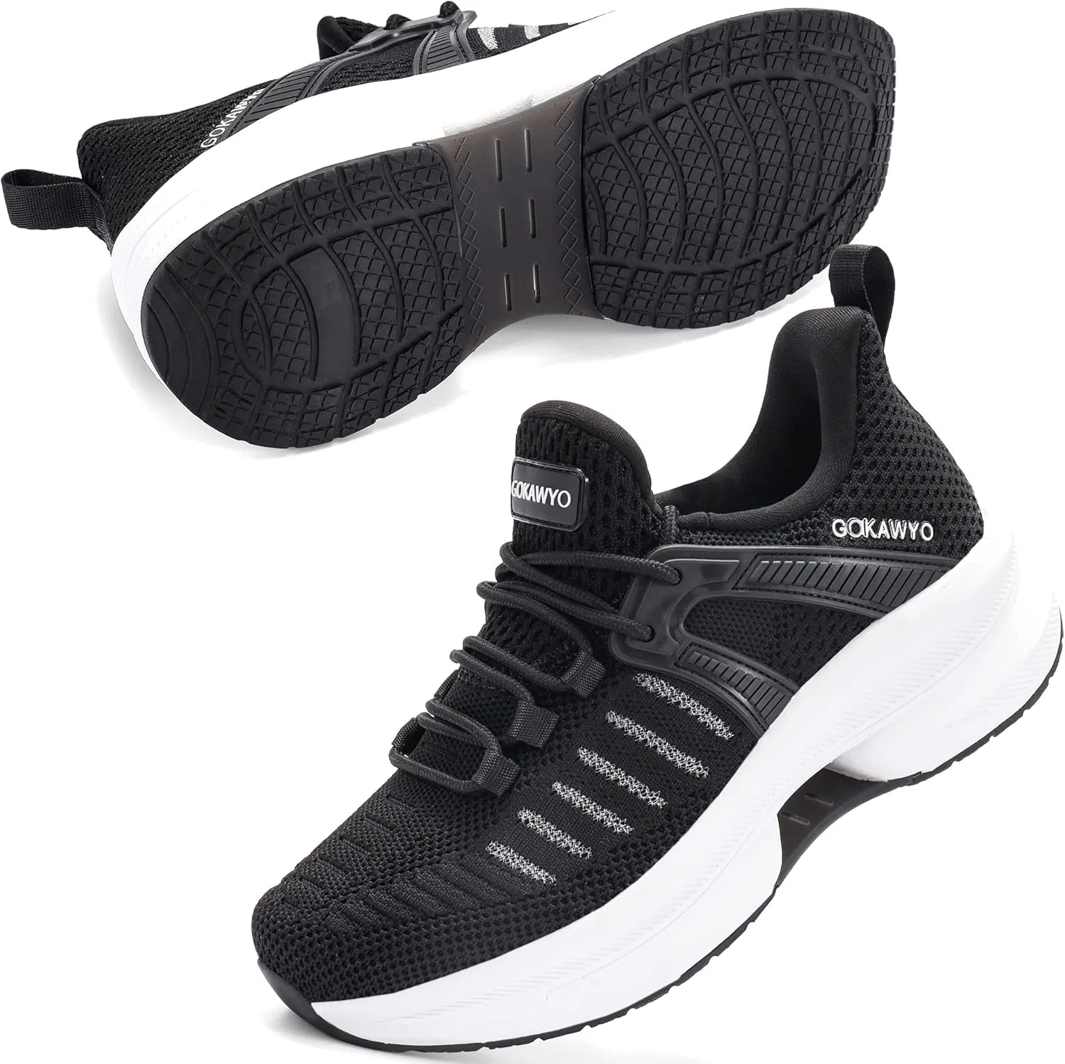 Womens Walking Shoes Slip On Breathable Mesh Running Shoes