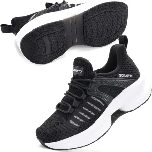 Womens Walking Shoes Slip On Breathable Mesh Running Shoes