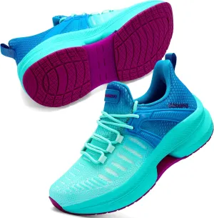 Womens Walking Shoes Slip On Breathable Mesh Running Shoes