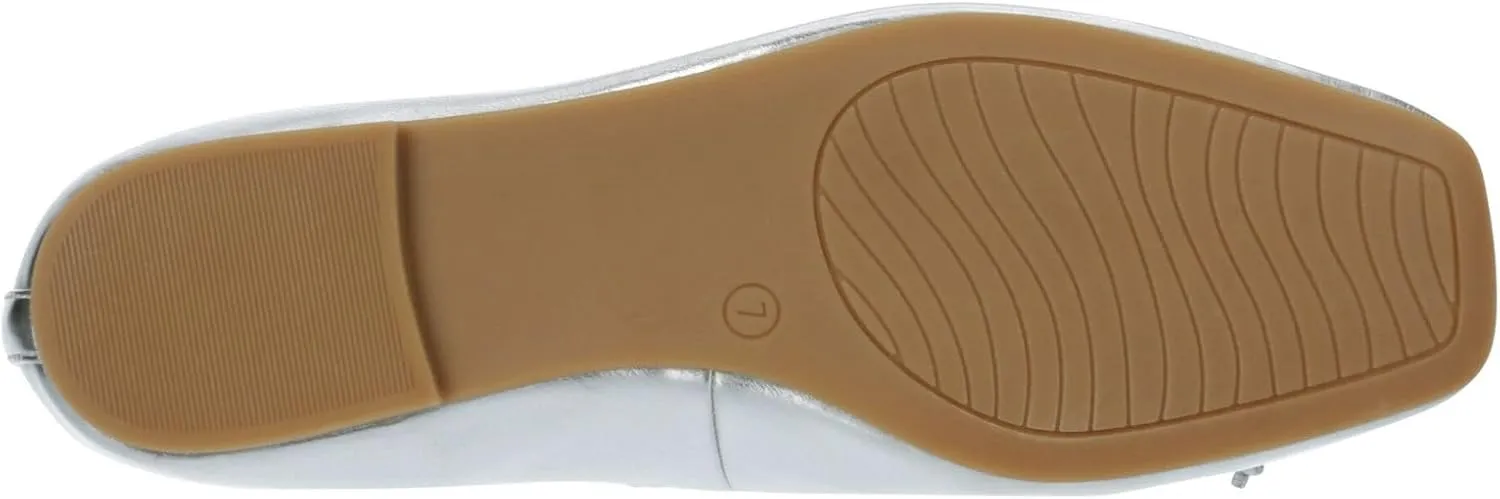 XAPPEAL Avery - Women's Slip-On Square Toe Ballet Flat with Bow