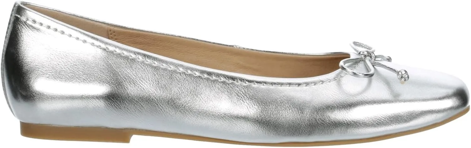 XAPPEAL Avery - Women's Slip-On Square Toe Ballet Flat with Bow