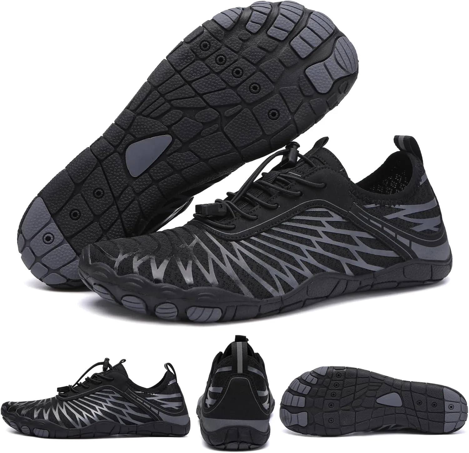 XNIRON Hike Barefoot Shoes for Womens Men,Quick Dry Water Shoes,Beach Pool Aqua Swim Surf Hiking Walking Shoes,Non-Slip Athletic Footwear Wide Toe Water Shoes