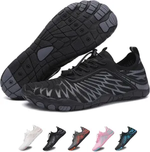 XNIRON Hike Barefoot Shoes for Womens Men,Quick Dry Water Shoes,Beach Pool Aqua Swim Surf Hiking Walking Shoes,Non-Slip Athletic Footwear Wide Toe Water Shoes