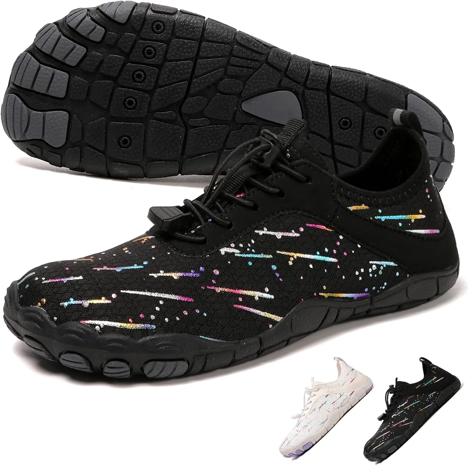 XNIRON Hike Barefoot Shoes for Womens Men,Quick Dry Water Shoes,Beach Pool Aqua Swim Surf Hiking Walking Shoes,Non-Slip Athletic Footwear Wide Toe Water Shoes