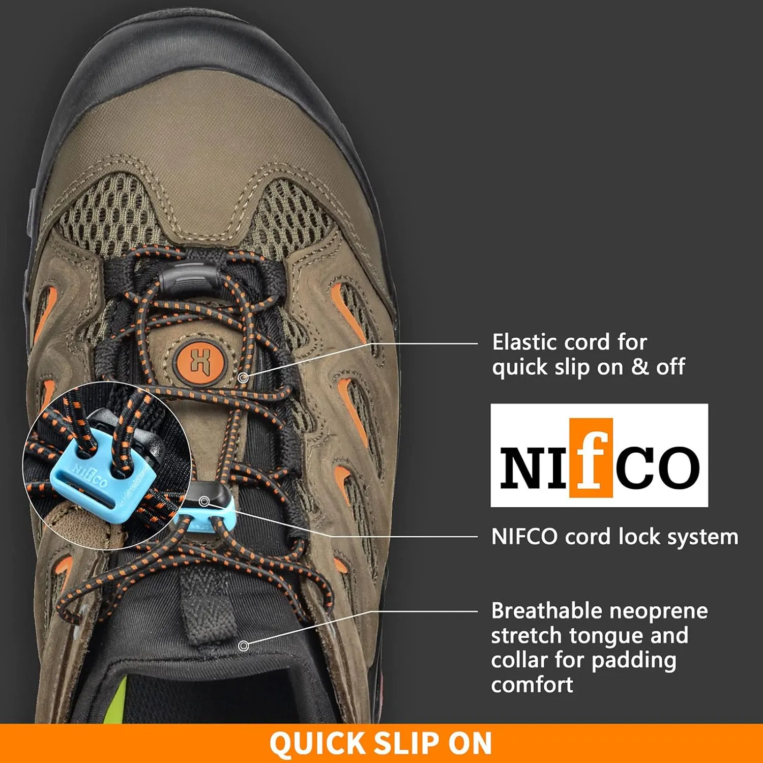 XPETI Men’s Pathfinder Low Stretch Waterproof Hiking Shoes