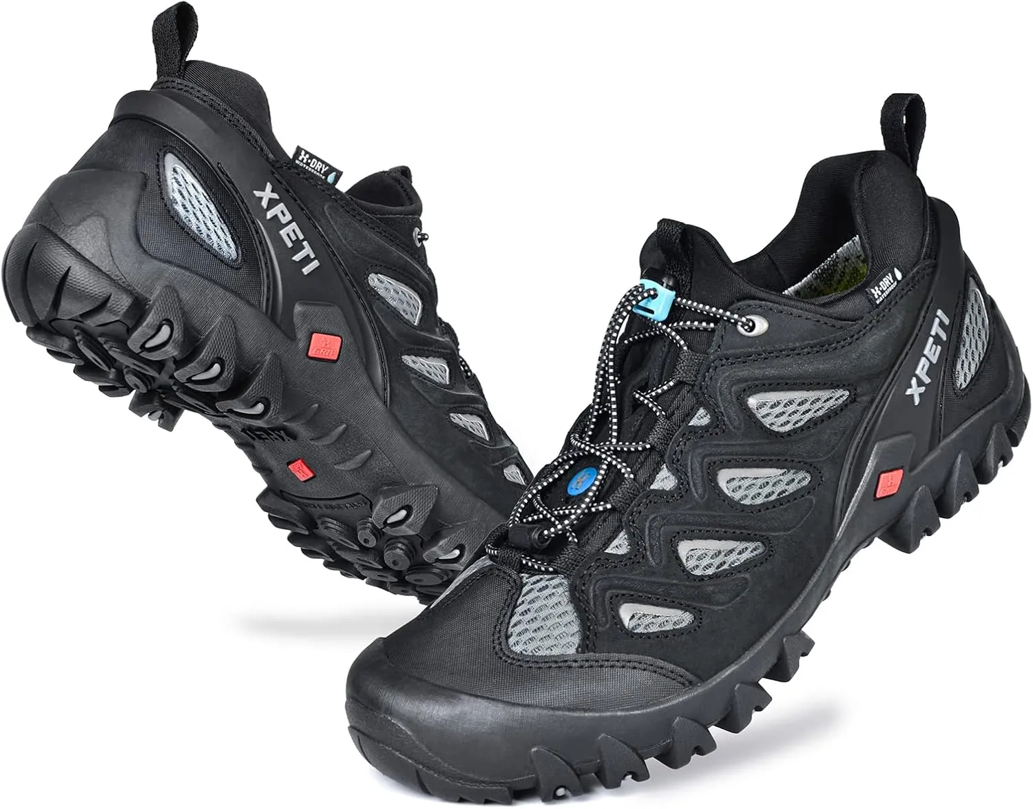 XPETI Men’s Pathfinder Low Stretch Waterproof Hiking Shoes