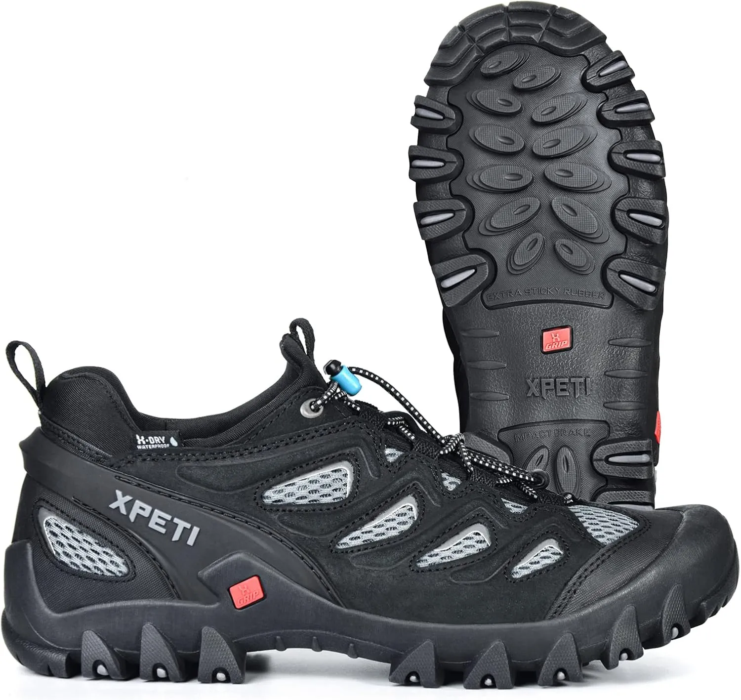 XPETI Men’s Pathfinder Low Stretch Waterproof Hiking Shoes