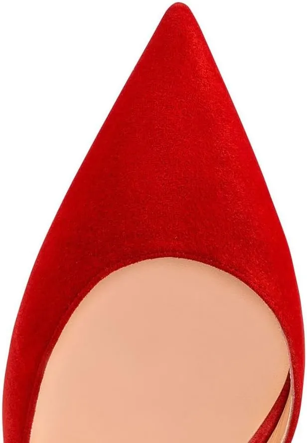 XYD Women D'Orsay Low Heels 2.5 Inch Comfort Slip-on Pointed Toe Sexy Pumps Casual Office Professional Shoes