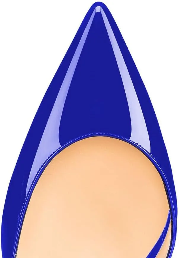 XYD Women D'Orsay Low Heels 2.5 Inch Comfort Slip-on Pointed Toe Sexy Pumps Casual Office Professional Shoes