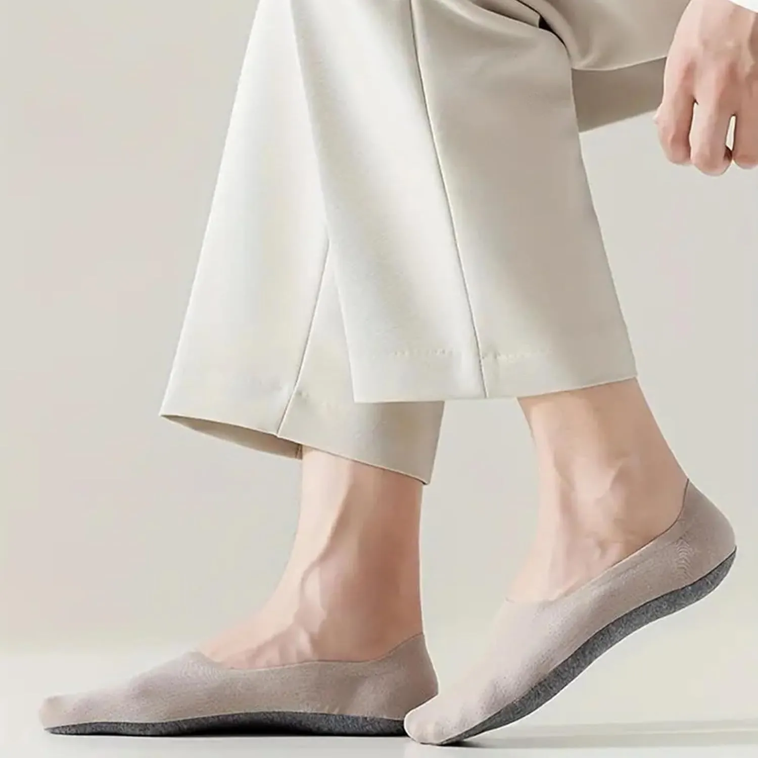Zeanaturals Ultra Thin Liner Non Slip No Show Socks, No Show Socks Women Men, Soft Breathable Ice Silk Sock