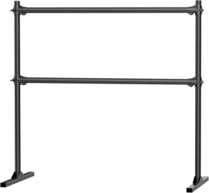 Zlinke Height Adjustable Ballet Barre, Freestanding Ballet Bar, Heavy Duty Dance Bar Support, Sturdy Construction, Anti-Slip
