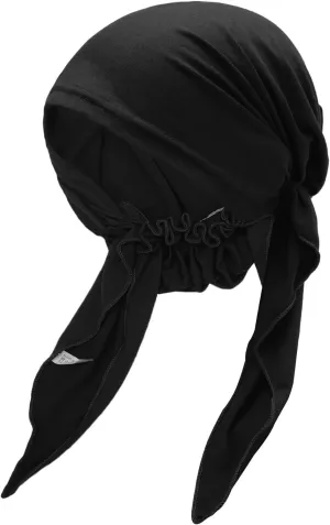 ZLYC Chemo Headwear Pre Tied Head Scarf Headwraps Lightweight Turban Beanie Cap for Women
